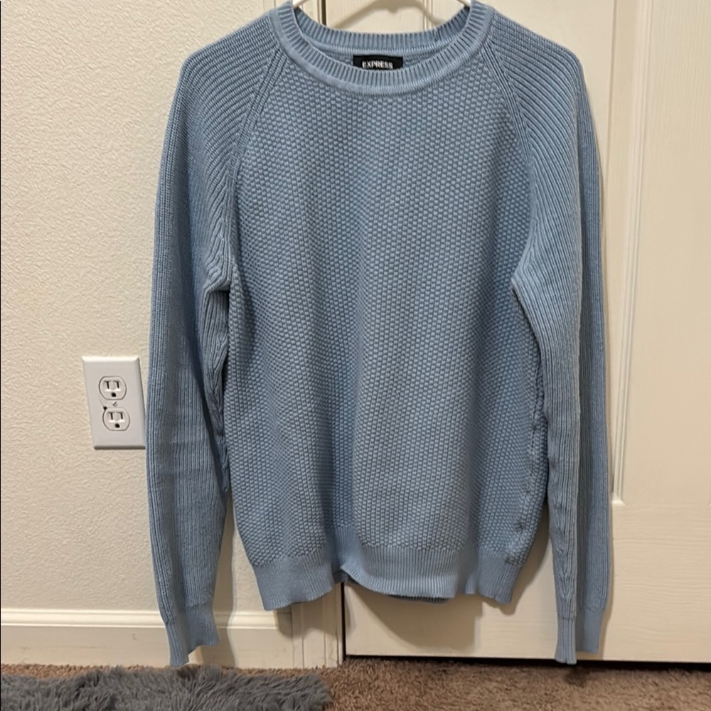 Express Men's Blue Sweater